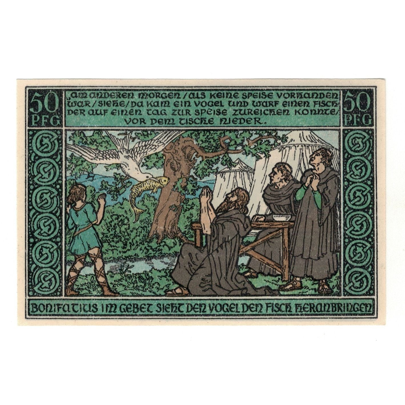 Banknote, Germany, Ohrdruf Stadt, 50 Pfennig, personnage 1, 1921, 1921-12-31