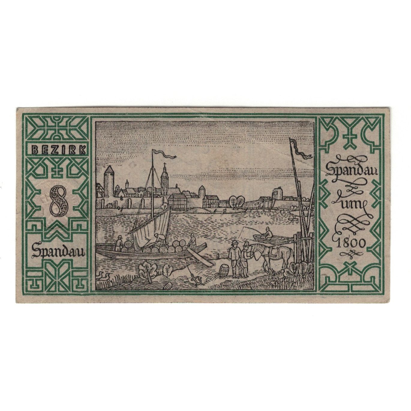 Banknote, Germany, Berlin Stadt, 50 Pfennig, Bateaux, 1921, 1921-09-09