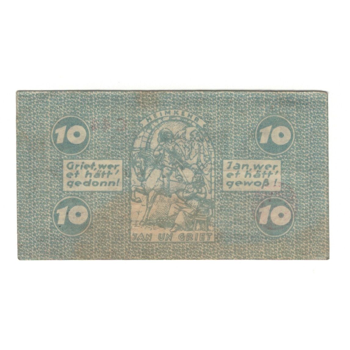 Banknote, Germany, Köln Stadt, 10 Pfennig, valeur faciale, 1921, 1921-07-13