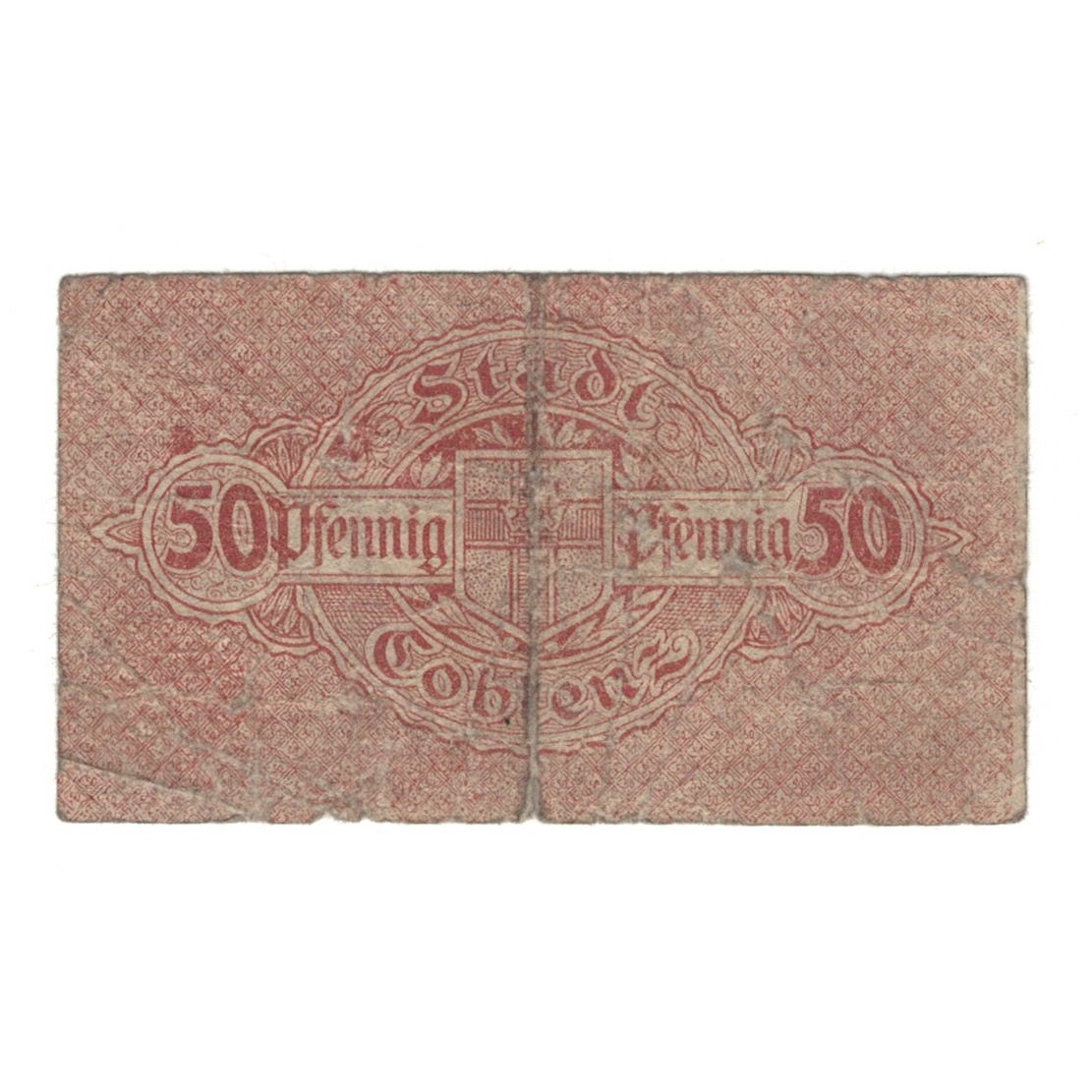 Banknote, Germany, Coblenz Stadt, 50 Pfennig, valeur faciale, 1919, 1919-01-01