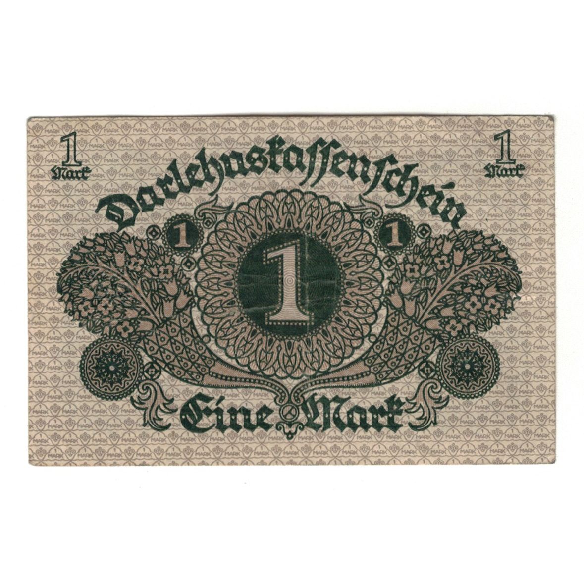 Geldschein, Deutschland, Darlehnskassenschein (State Loan Currency Note), 1