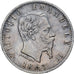 Italia, Vittorio Emanuele II, 20 Centesimi, 1863, Milan, Argento, BB+, KM:13.1