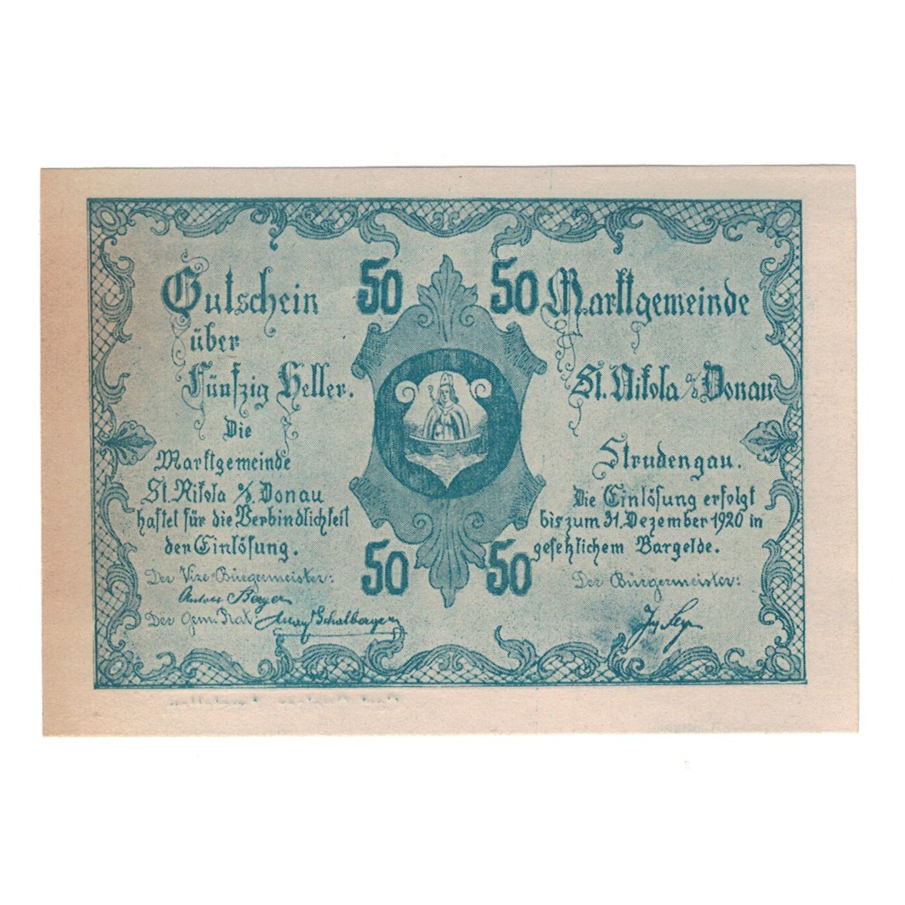 Billete, Austria, St. Nikola a.d. Donau im Strudengau O.Ö. Marktgemeinde, 50