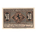 Banknote, Germany, Bleckede Flecken, 50 Pfennig, paysage, undated (1920)