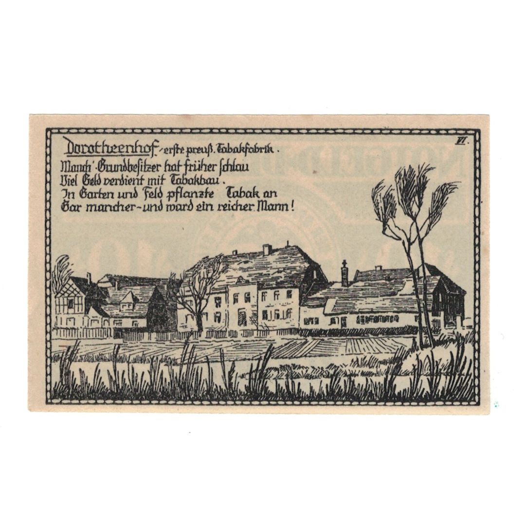 Banconote, Germania, Zörbig Stadt, 10 Pfennig, paysage, 1921, 1921-09-30, SPL-