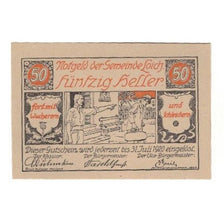 Geldschein, Österreich, Loich N.Ö. Gemeinde, 50 Heller, Texte 4, 1920