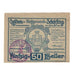 Banknote, Austria, Schörfling am Attersee O.Ö. Marktgemeinde, 50 Heller