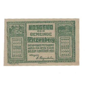 Banknote, Austria, Pitzenberg O.Ö. Gemeinde, 10 Heller, personnage, 1920