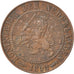 Netherlands, Wilhelmina I, 2-1/2 Cent, 1898, Bronze, AU(50-53), KM:108.2