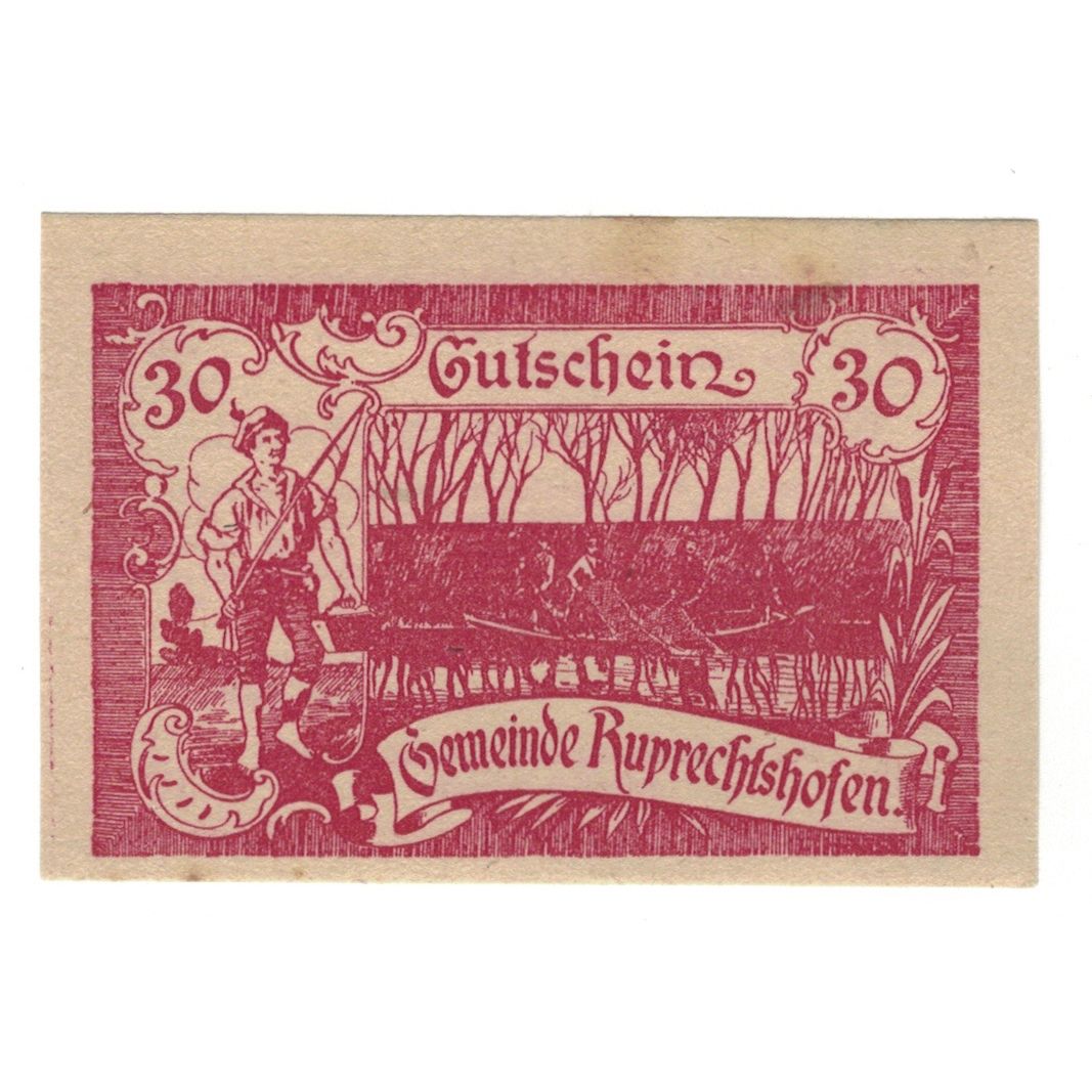Geldschein, Österreich, Ruprechtshofen, 30 Heller, Texte, 1920, 1920-02-29, VZ