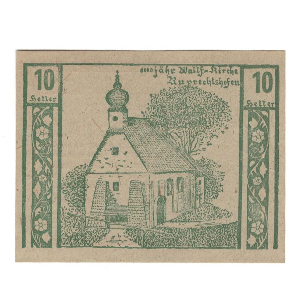 Geldschein, Österreich, Niederneukirchen im Traunkreis O.Ö. Gemeinde, 10