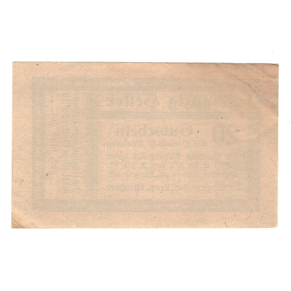 Geldschein, Österreich, Nöchling N.Ö. Gemeinde, 20 Heller, N.D, 1920
