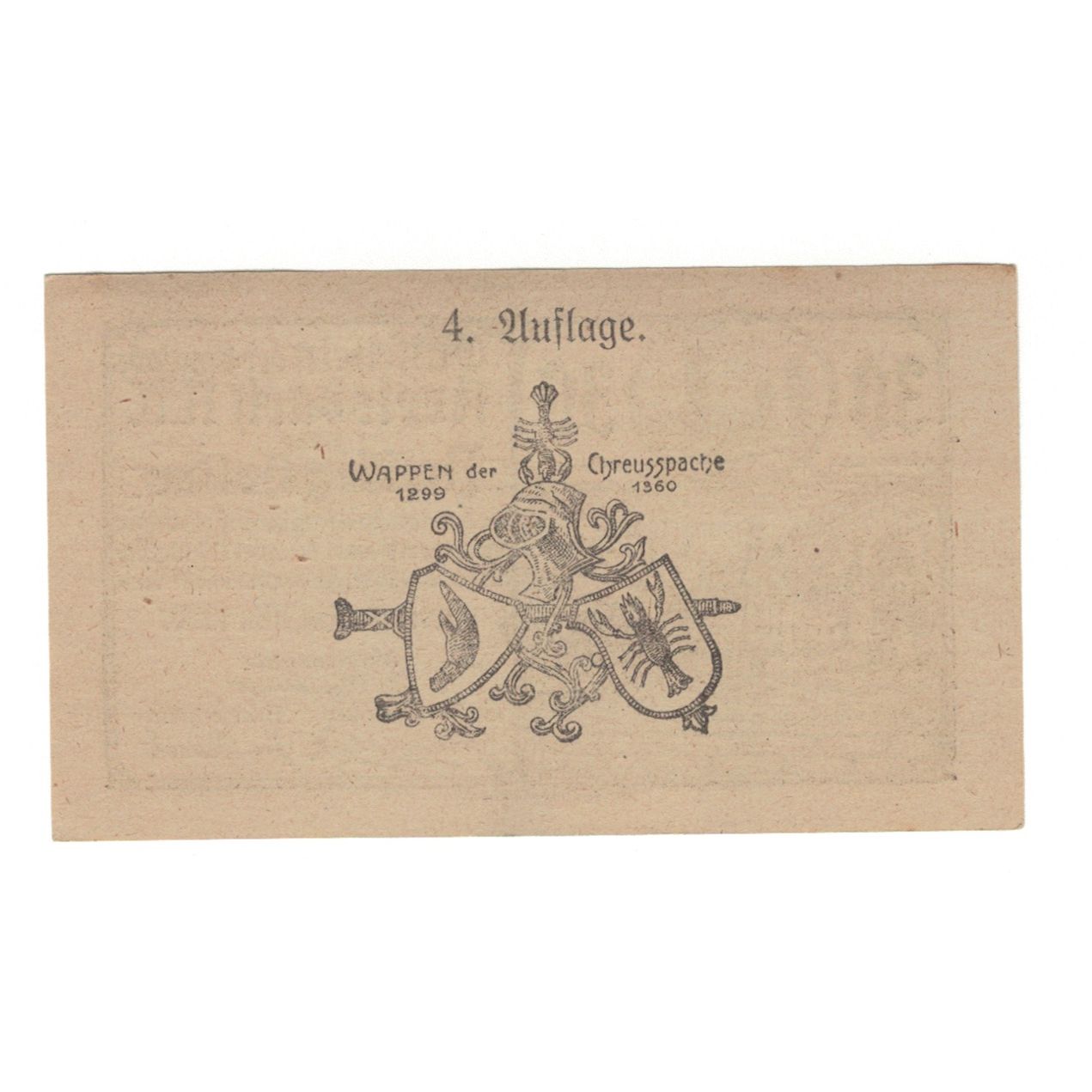 Geldschein, Österreich, Kreisbach, 30 Heller, château, 1920, 1920-12-31, VZ