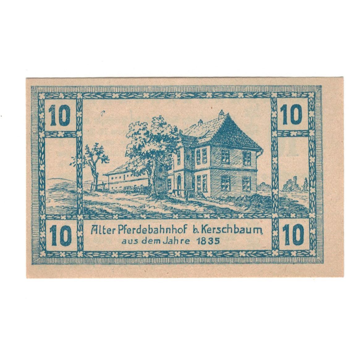 Geldschein, Österreich, Rainbach O.Ö. Gemeinde, 10 Heller, Texte, 1920