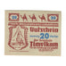 Geldschein, Österreich, Timelkam O.Ö. Gemeinde, 20 Heller, Texte, 1920