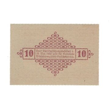 Geldschein, Österreich, Mörschwang O.Ö. Gemeinde, 10 Heller, Graphique 3