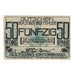 Banknote, Germany, Buxtehude Stadt, 50 Pfennig, Ecusson, 1920, 1920-10-01