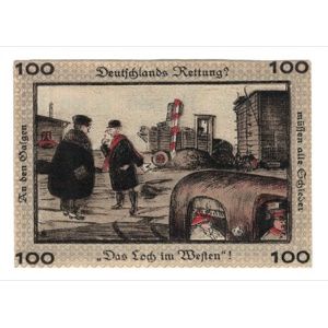Banknote, Germany, Neugraben-Hausbruch Gemeinde, 100 Pfennig, Texte, 1921