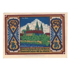 Banknote, Germany, Osnabrück Stadt, 50 Pfennig, village, 1921, 1921-07-01