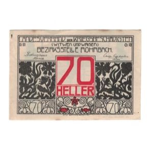 Geldschein, Österreich, Rohrbach O.Ö. Prv. Landesverband der