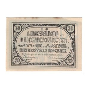 Geldschein, Österreich, Rohrbach O.Ö. Prv. Landesverband der