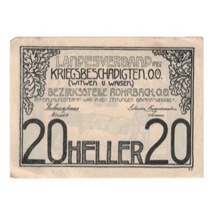 Geldschein, Österreich, Rohrbach O.Ö. Prv. Landesverband der