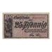 Billete, Alemania, Nordhausen Stadt, 25 Pfennig, Texte, 1920, 1919-10-28, EBC