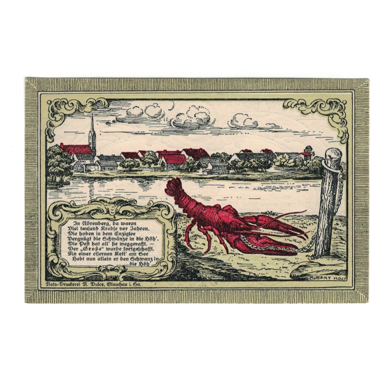 Banknote, Germany, Norenberg Stadt, 75 Pfennig, paysage, 1920, 1920-06-01