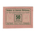 Banknot, Austria, Tumeltsham O.Ö. Gemeinde, 50 Heller, Texte, 1920, 1920-12-31