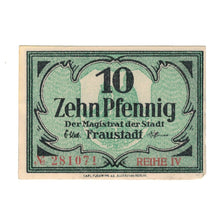 Banknote, Germany, Fraustadt Stadt, 10 Pfennig, valeur faciale, 1917, AU(55-58)