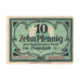 Banknote, Germany, Fraustadt Stadt, 10 Pfennig, valeur faciale, 1917, AU(55-58)