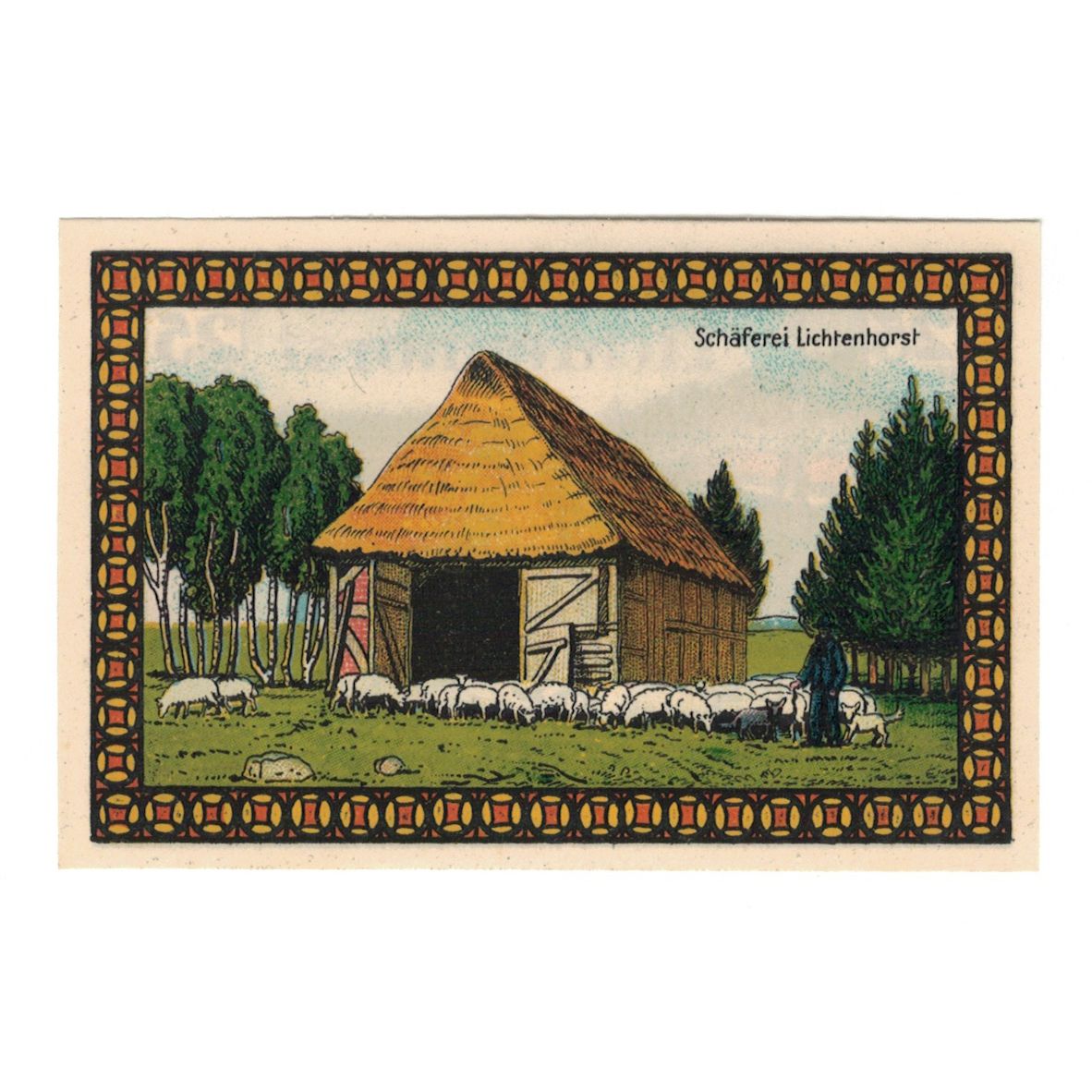 Banknote, Germany, Lichtenhorst, 25 Pfennig, grange, UNC(65-70), Mehl:797.1