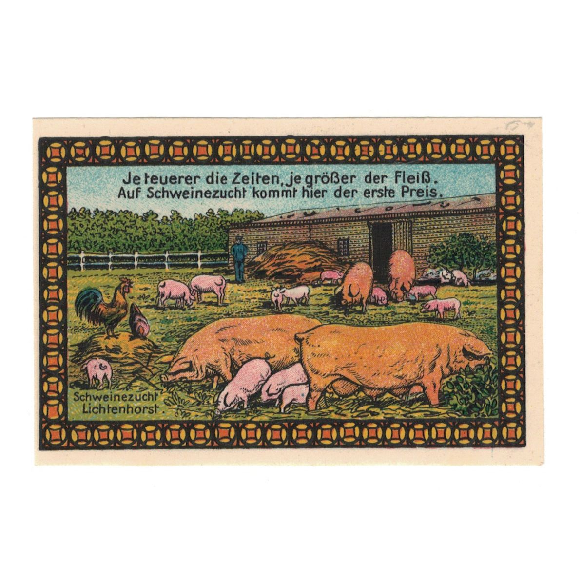 Banknote, Germany, Lichtenhorst, 25 Pfennig, Animaux, UNC(65-70), Mehl:797.1