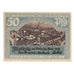 Banknote, Germany, Mallmitz, 50 Pfennig, Monument, 1921, UNC(65-70), Mehl:865.1