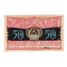Banknote, Germany, Zeulenroda Stadt, 50 Pfennig, arbre, 1921, 1921-11-01
