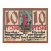 Banknote, Germany, Kahla Stadt, 10 Pfennig, ruelle, 1921, UNC(65-70), Mehl:668.1