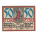 Banknote, Germany, Kahla Stadt, 50 Pfennig, cheval, 1921, UNC(65-70), Mehl:668.1