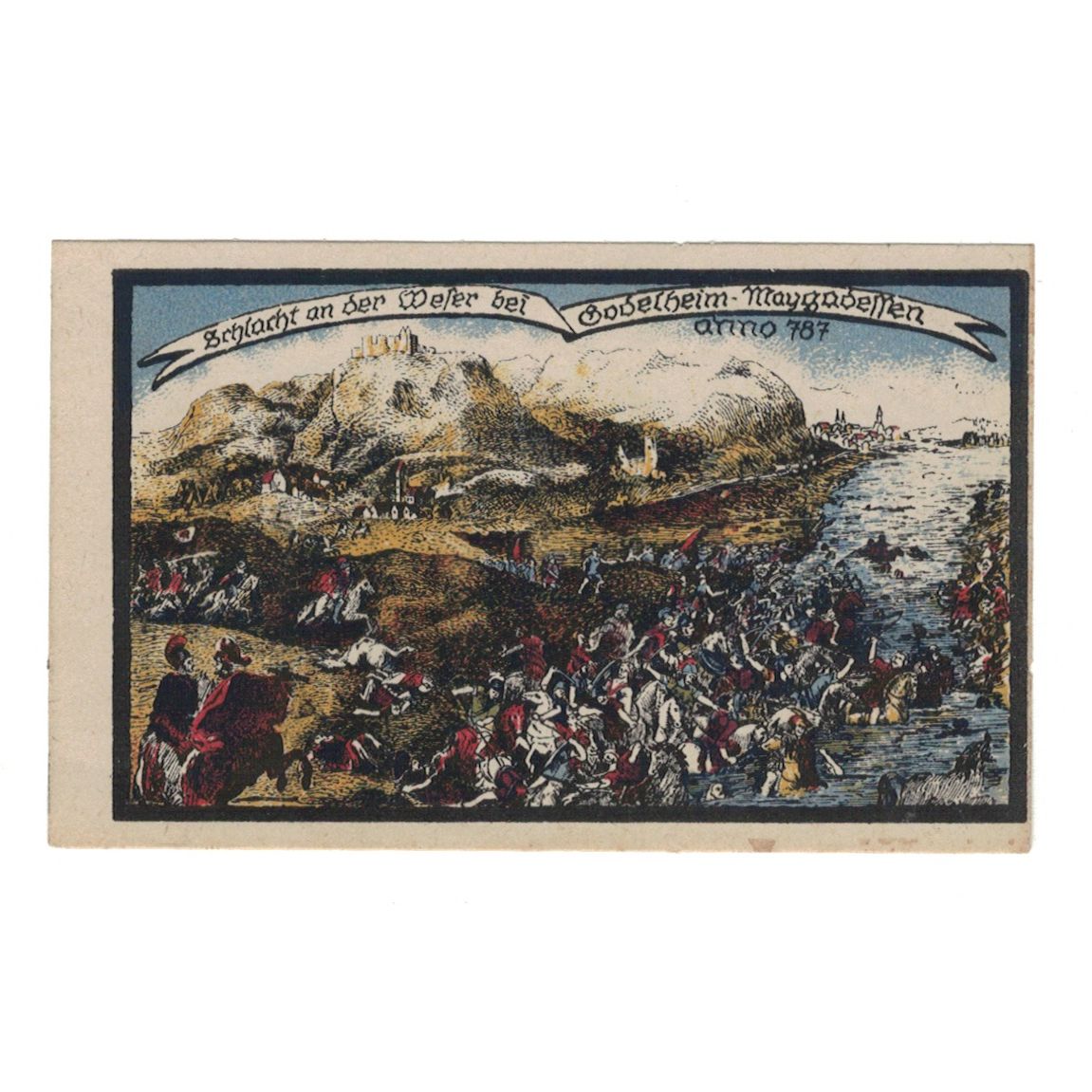 Biljet, Duitsland, Godelheim Gemeinde, 1 Mark, Maison, 1922, 1922-02-01, NIEUW