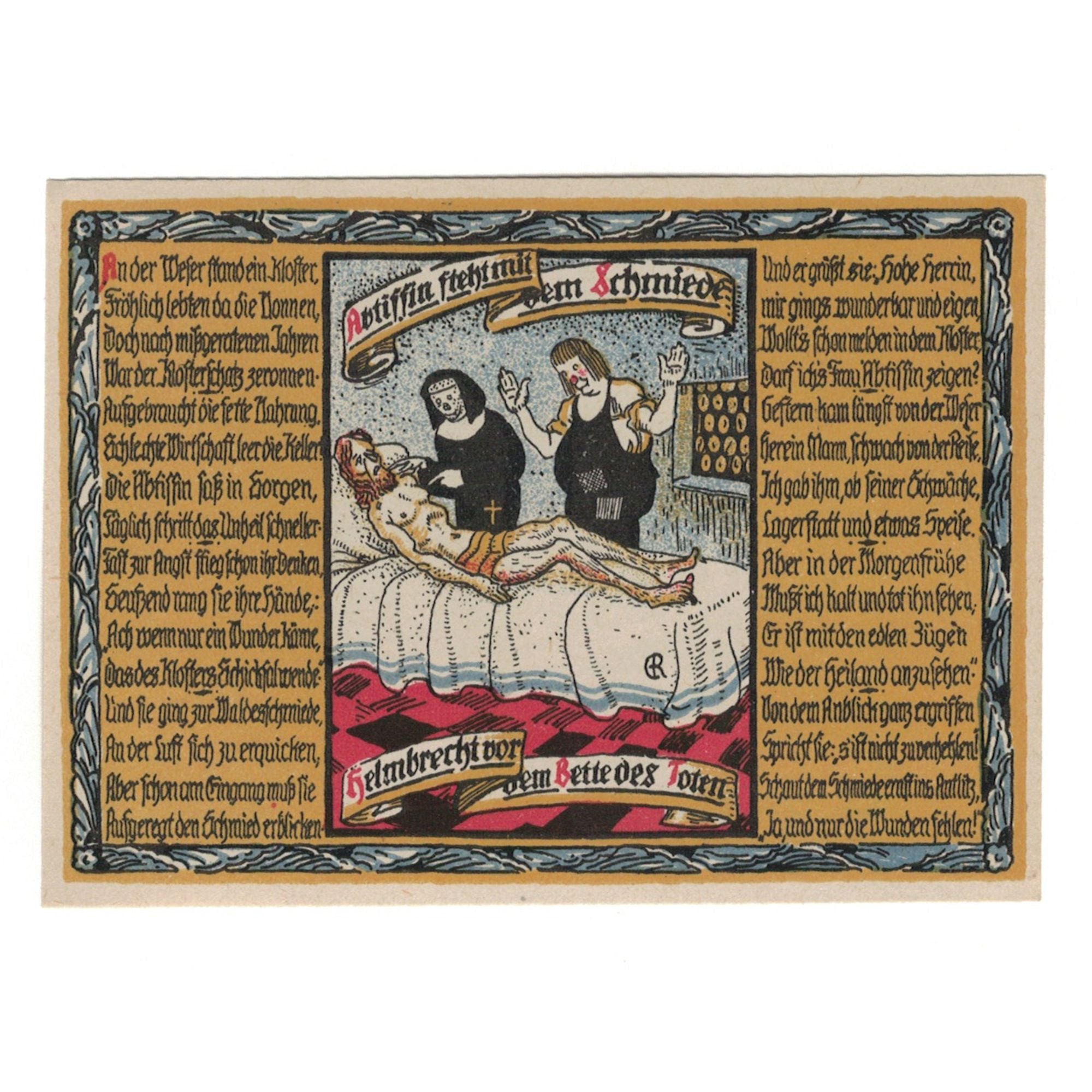 Banknote, Germany, Helmarshausen Stadt, 2 Mark, personnage 1, 1922, 1922-03-01