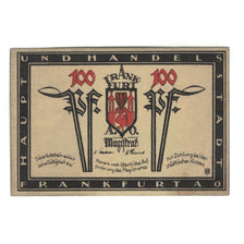 Banconote, Germania, Frankfurt a.d. Oder Stadt, 100 Pfennig, Eglise, 1921, FDS