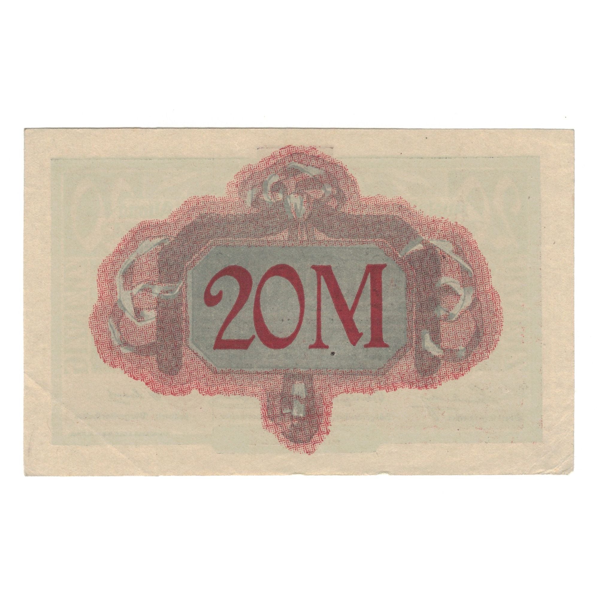 Banknote, Germany, Altona Stadt, 20 Mark, valeur faciale, 1919, 1919-02-01