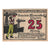 Banknote, Germany, Blumenthal Gemeinde, 25 Pfennig, personnage, 1921