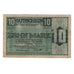 Banknote, Germany, Mühlhausen I. Thüringen Stadt, 10 Pfennig, village, 1918