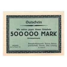 Nota, Alemanha, Borna, Braunkohlenwerke Aktiengesellschaft HI1, 500 000 Mark