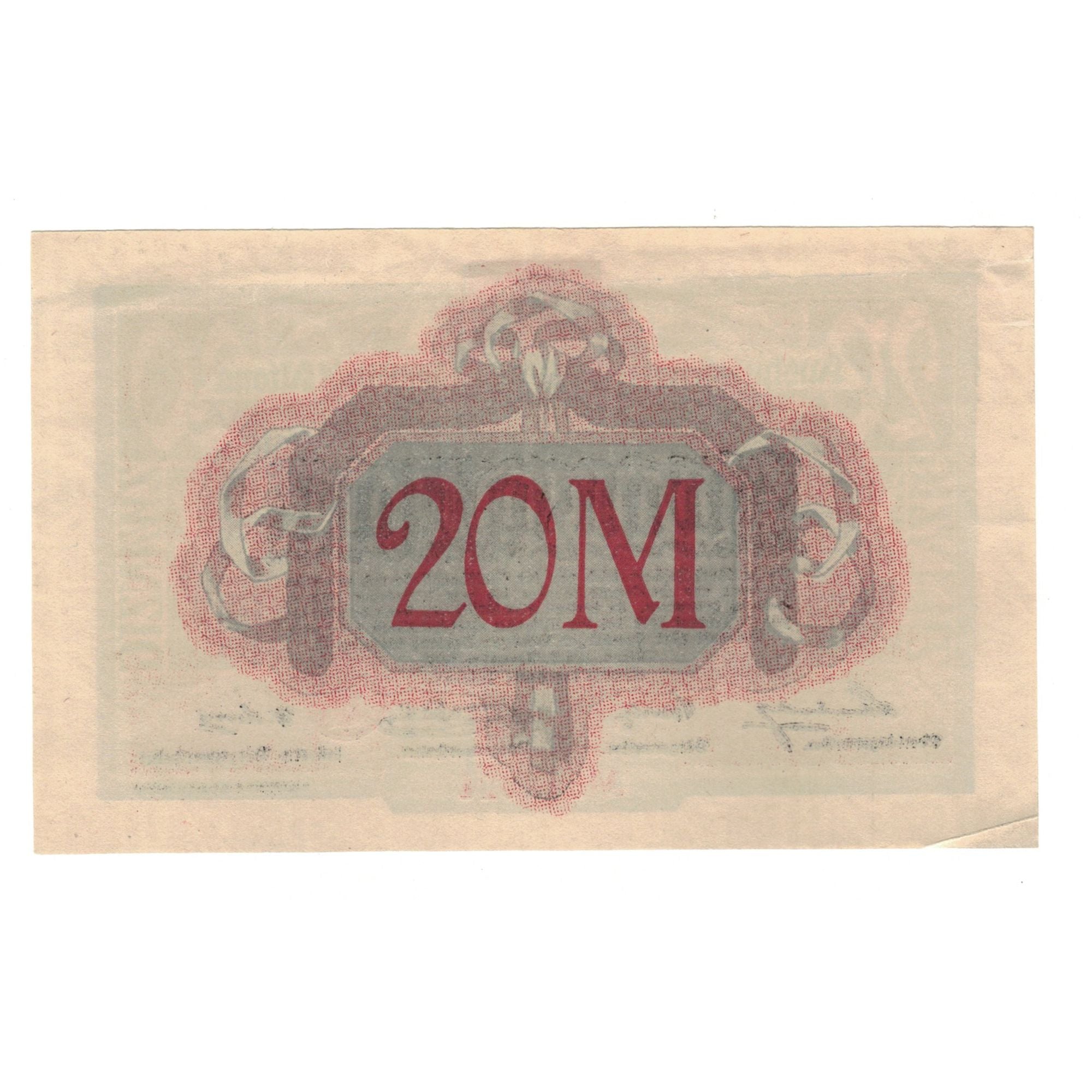 Banknote, Germany, Altona Stadt, 20 Mark, Texte, 1918, 1919-02-01, AU(55-58)