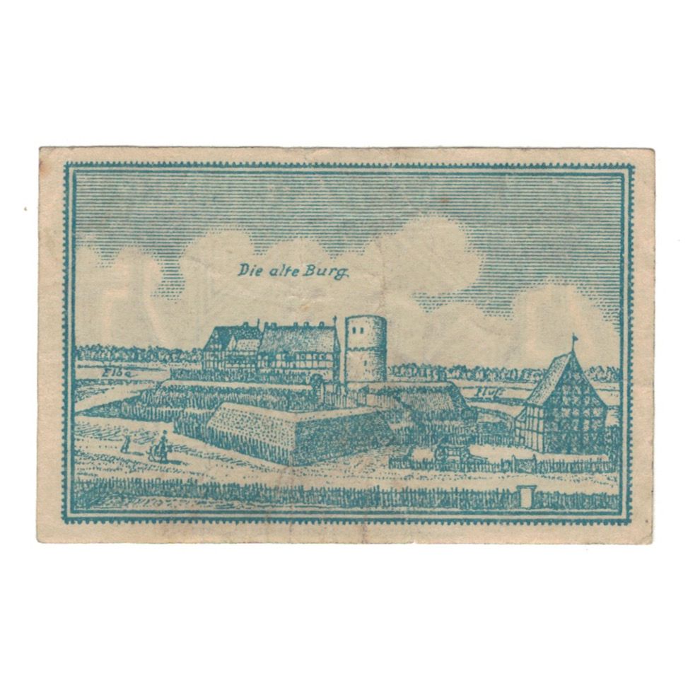 Billet, Allemagne, Bleckede Flecken, 25 Pfennig, paysage, 1920, SUP, Mehl:B63.1