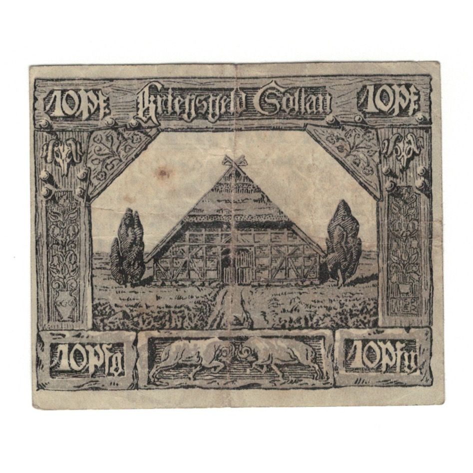 Billet, Allemagne, Soltau Spar und Darlehnsverein Soltau E.G.m.b.h, 10 Pfennig