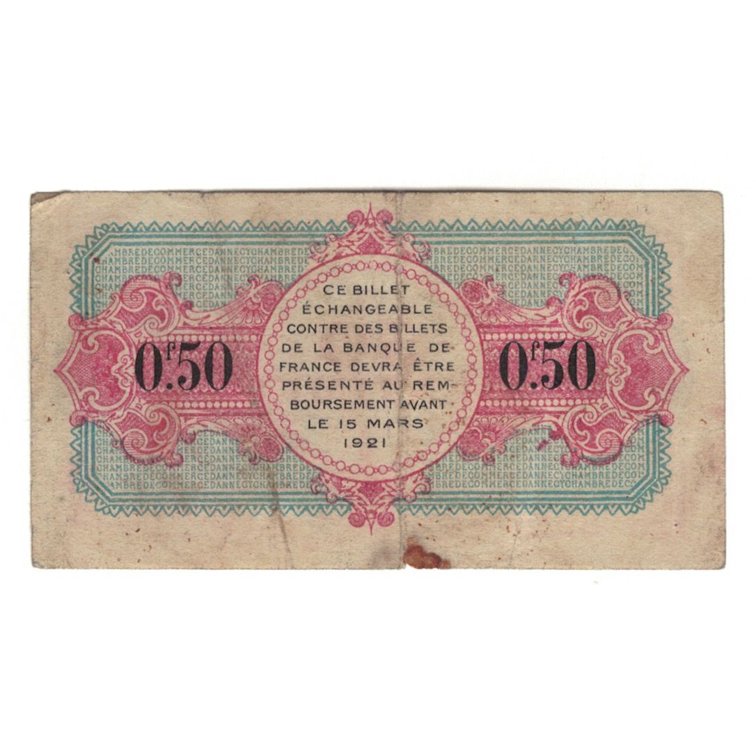 França, Annecy, 50 Centimes, 1917, AU(55-58), Pirot:10-9