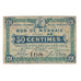 France, Roubaix et Tourcoing, 50 Centimes, 1914, AU(55-58), Pirot:109-1