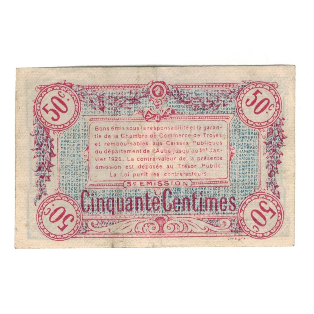 Frankreich, Troyes, 50 Centimes, VZ, Pirot:124-9